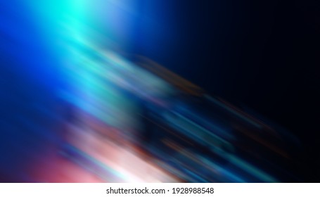 abstract background with bokeh light blue motion blur
