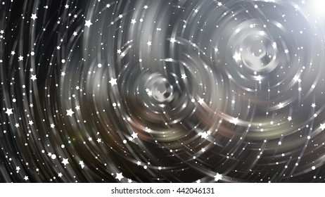 Abstract background. Brilliant silver circles for background