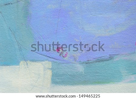 Abstract background - brush strokes on paper with space for text.