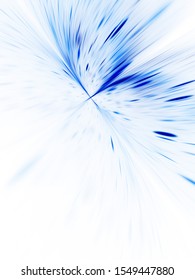 Abstract background with chaotic blue particles. Digital fractal art. 3d rendering. - Shutterstock ID 1549447880