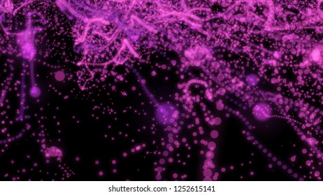 Abstract background with circles and lines. Different shades and thickness.