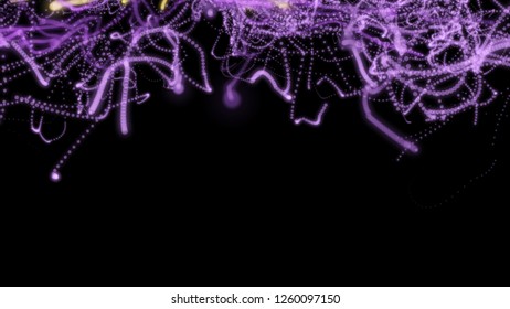 Abstract background with circles and lines. Different shades and thickness.
