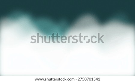 Abstract Background of Clouds in Teal and White