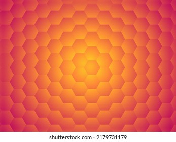 color hexagon patterns 