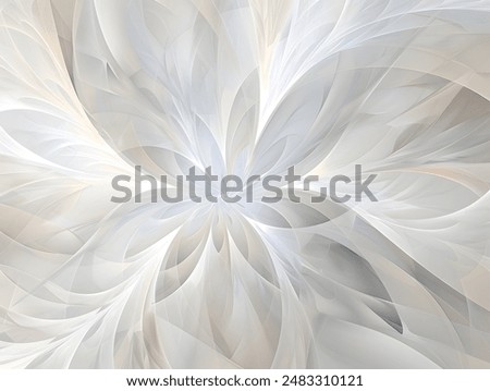 abstract background composed of interlocking waves in a layered composition silk-like