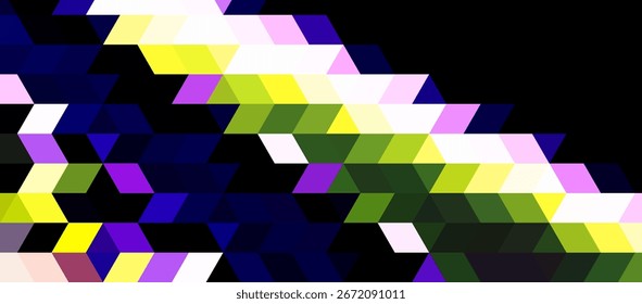 abstract background consisting of triangles