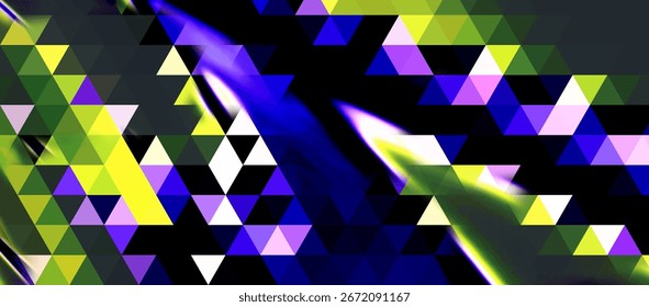 abstract background consisting of triangles