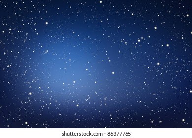 Abstract background. Constellations against the background of an infinite universe.