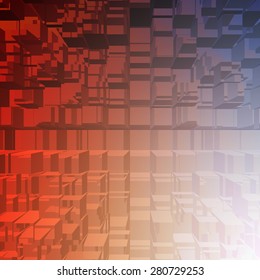abstract background cube pattern