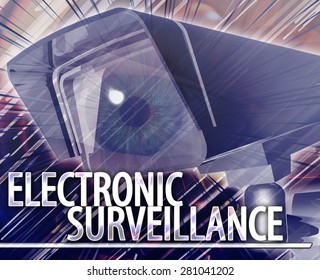 Abstract background digital collage concept illustration electronic surveillance