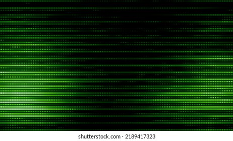 Abstract background digital graphics and green beige polka dots   neon glow speed lines 