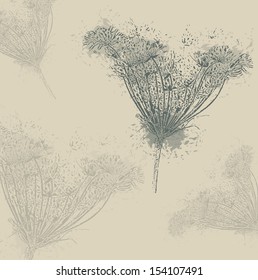 abstract background dill herb