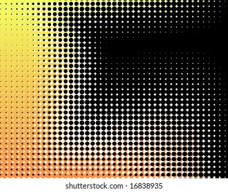 Abstract background of dots with copy-space