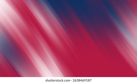 Abstract background with dynamic red, white, blue. Suitable to use as title, video intro, overlay and other content with Veterans, memorial, labor, patriot, president, independence day or us holiday