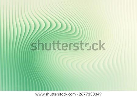 An abstract background with a dynamic swirling pattern formed by wavy vertical lines. The gradient transitions from soft green to creamy off-white, creating a sense of movement and depth.