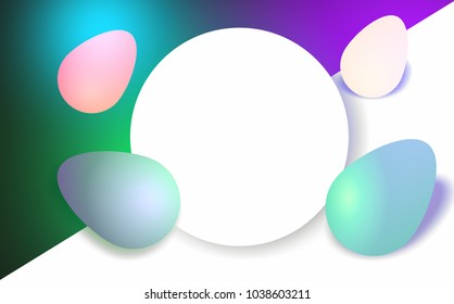 abstract background of easter eggs
