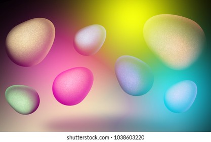 abstract background of easter eggs