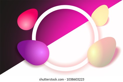 abstract background of easter eggs