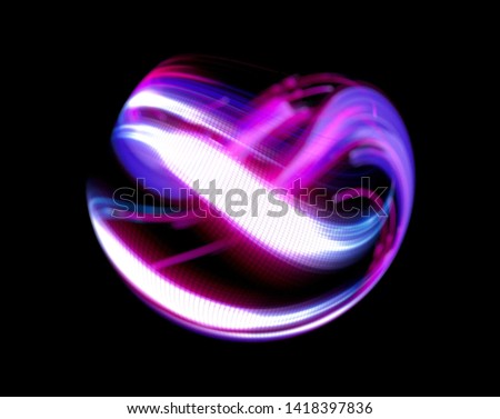 Abstract background. Elegant glowing circle. Light ring. Atoms and electrons. Sparking particle. Luxury streaks
Colorful ellipse. Glint sphere. Bright border. Energy ball. Physics concept.