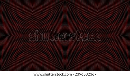 Abstract background "Evil's Eye" in black and red tones