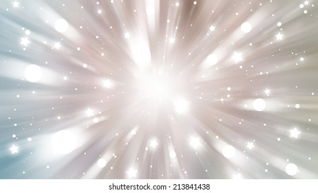 abstract background. explosion of brown lights background. star 