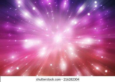 fondo abstracto  explosión de fondo de luces rosadas