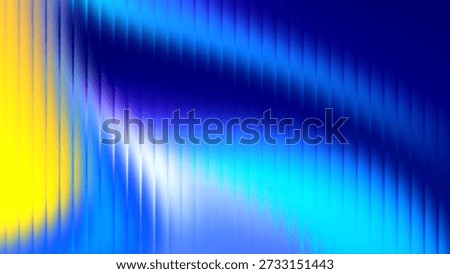 Abstract background features vibrant vertical lines over a smooth gradient of yellow, blue, and cyan hues, creating a modern and dynamic visual texture