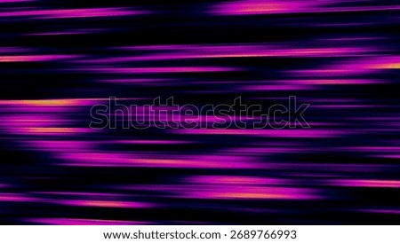 Abstract background featuring blurry horizontal streaks of vibrant pink, purple, and yellow light against a dark, black backdrop, suggesting motion and energy.
