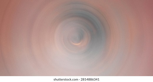 Abstract background featuring circular motion blur with soft brown and pink color gradients creating dreamy hypnotic vortex effect for artistic design usage.