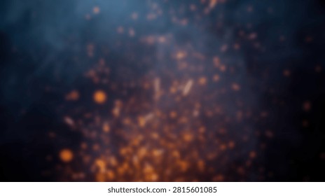 Abstract background featuring glowing particles and a bokeh effect, creating a magical and ethereal atmosphere.