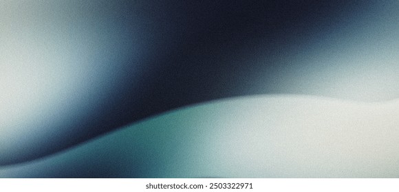 Abstract background featuring a grainy texture and a curved shape dividing green and blue sections