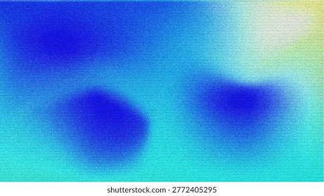 An abstract background featuring a smooth gradient of blue and yellow with blurred, indistinct shapes.