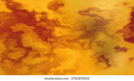 An abstract background featuring swirling patterns and organic shapes in vibrant shades of orange, yellow, and deep red, creating a dynamic and fiery texture.
