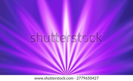 Abstract background featuring vibrant purple radial light beams and glowing rays emanating from the bottom center, creating a dynamic starburst effect.