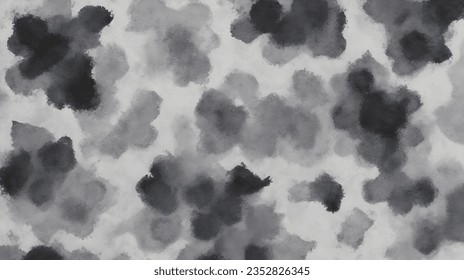 Abstract background forming irregular square lines, with color combinations from Bleached Silk, Silver, More Than A Week, Sumi Ink, and Black Wash