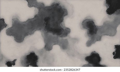 Abstract background forming irregular square lines, with color combinations from Bleached Silk, Silver, More Than A Week, Sumi Ink, and Black Wash