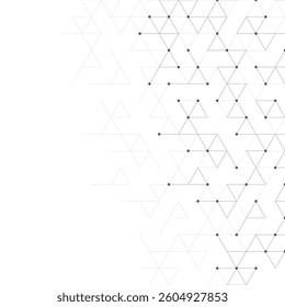Abstract background with a geometric pattern of triangle shapes. Graphic design element 