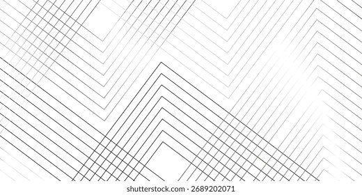 Abstract background geometric triangle shape stroke line design. wave line elegant white, black stripe diagonal line technology concept web texture. template for branding business ,wallpaper , banner.
