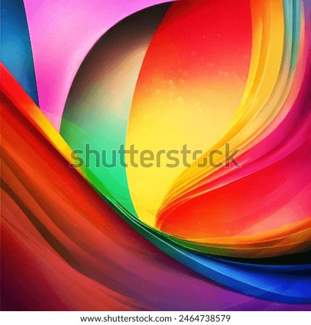 Similar – Image, Stock Photo Kunterbunter Congratulations