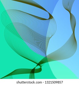 Abstract background gradient multicolored grid striped weave.