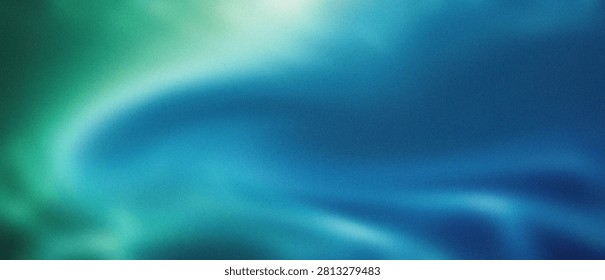 Abstract background with granular oceanic undercurrents, blending emerald green and deep aquatic blue hues, revealing subtle dappled refractive