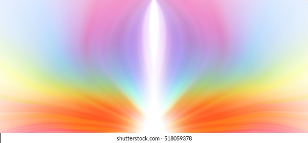 Abstract Background Image About The Positive Energy Of The Flower Color. Spiritual.