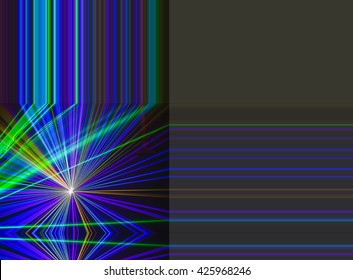 Abstract background Laser light multicolored for design