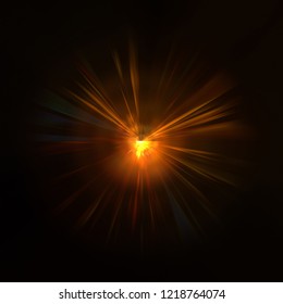 Abstract Background. Light Burst. Explosion of rays of light. Graphic illustration.