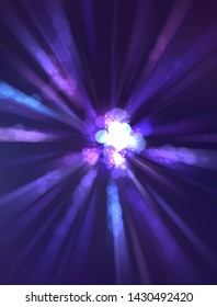 Abstract Background. Light Burst. Explosion of rays of light. Graphic illustration.