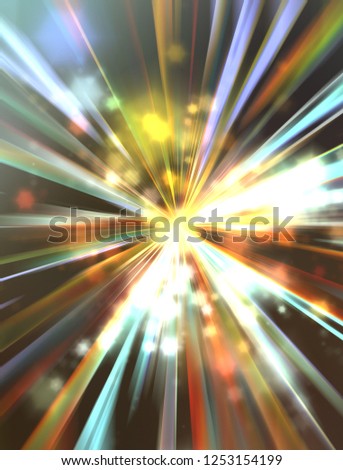 Abstract Background. Light Burst. Explosion of rays of light. Graphic illustration.