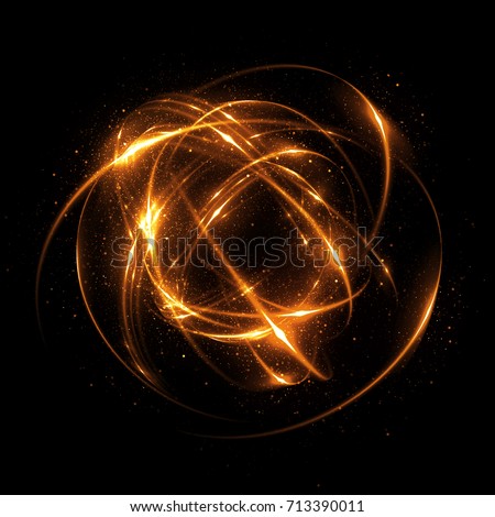 Abstract background. luminous swirling. Elegant glowing <b>circle</b>. Big ...