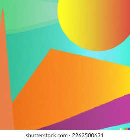 The abstract background is a mesmerizing blend of vibrant colors that seamlessly merge and blend into each other. 