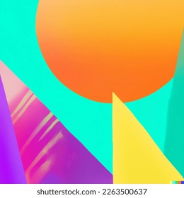 The abstract background is a mesmerizing blend of vibrant colors that seamlessly merge and blend into each other. 