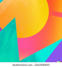 The abstract background is a mesmerizing blend of vibrant colors that seamlessly merge and blend into each other. 